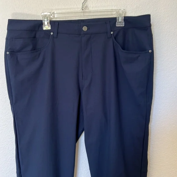 Lululemon Men’s ABC Pant Classic Warpstreme Iron Blue - Picture 3 of 8